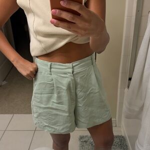 Zara Mint Green Shorts